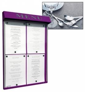 Porte menu extérieur mural