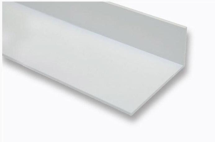 Cornière PVC blanc 30 x 30 mm, 2,60 m