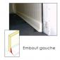 EMBOUT GAUCHE POUR PLINTHE POLYESTER BETON H200MM