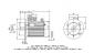 MOTEUR ELECTRIQUE A BRIDE  K21R 63 K2 0.18/2 B5-XNW