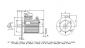 MOTEUR ELECTRIQUE A BRIDE  K21R 71 K6 0.18/6 B5-XNW