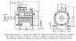 MOTEUR ELECTRIQUE A BRIDE K21R 80 K6 0.37/6 B14-XNW