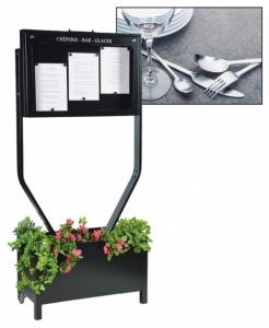 PORTE MENU EXTERIEUR PIED JARDINIERE LUMINEUX LUBERON JURINE