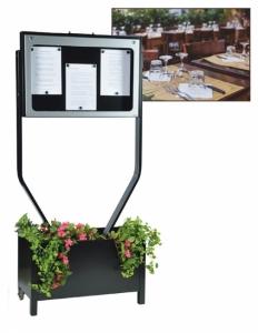 PORTE MENU EXTERIEUR PIED JARDINIERE LUMINEUX PROVENCE JURINE