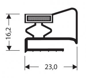 Profils PVC plats avec aimant JPF