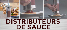 DISTRIBUTEURS DE SAUCE : PORTIONS PRÉCISES