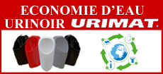 Economie eau Urinoir sans eau URIMAT