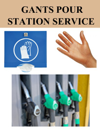 distributeurs et gants PE pour essence