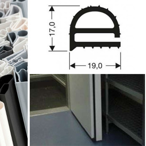 Bourrelets et joints pour chambres froides