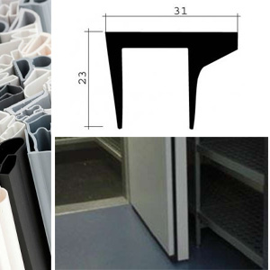 Joints caoutchouc pour chambres froides