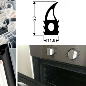 Joints silicone pour portes de four