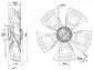 VENTILATEUR HELICOIDE A6E450-AM13-01 EBMPAPST