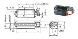 Ventilateurs tangentiels simples